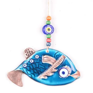 Fish Themed Nautical Ceramics Second Size Wall Hanging - 4