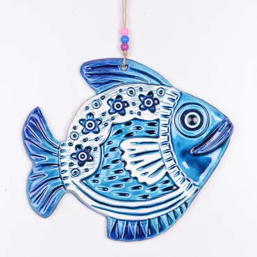 Belek Themed Nautical Ceramics Fourth Size Wall Hanging - 5