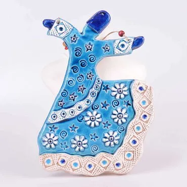 Religious Themed Nautical Ceramics Sixth Size Wall Hanging - 2