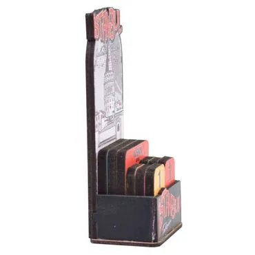 Istanbul Themed Wooden Table Calendar - 2