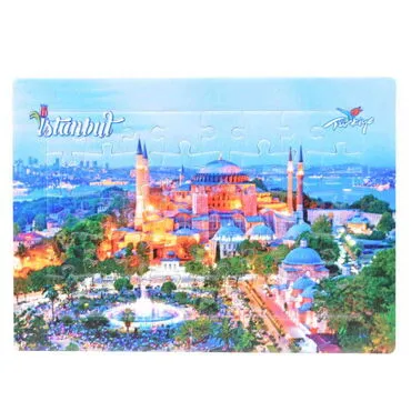 Istanbul Themed Customised Paper Jigsaw Puzzle 130x180 mm - 15