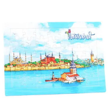 Istanbul Themed Customised Paper Jigsaw Puzzle 190x270 mm - 16