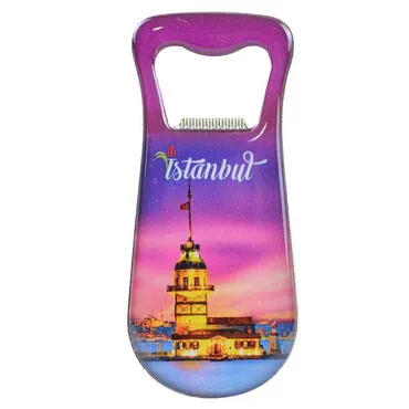Istanbul Themed Customizable Metal Magnetic Bottle Opener 95x42 mm - 10