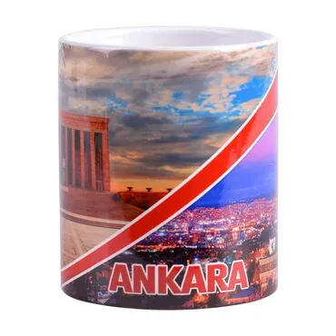 Toptan Ankara Temalı Seramik Özel Baskılı Kupa 80x95 mm - 3