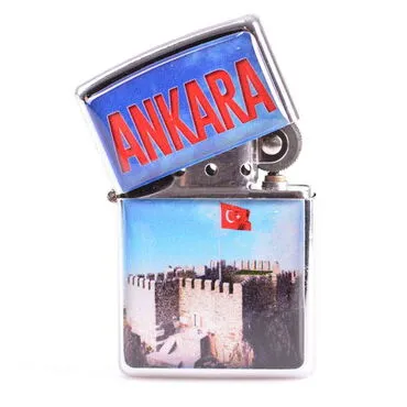 Toptan Ankara Temalı Myros Benzinli Çakmak - 2