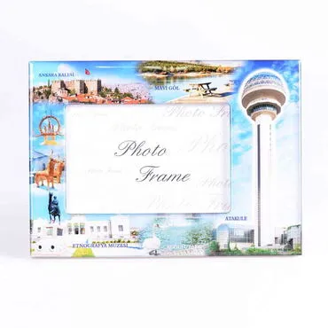 Ankara Themed Epoxy  Photo Frame Travel Souvenir 10x15 Cm