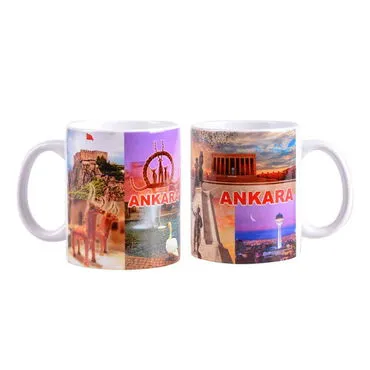 Toptan Ankara Temalı Seramik Özel Baskılı Kupa 80x95 mm - 6
