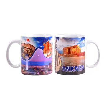 Toptan Ankara Temalı Seramik Özel Baskılı Kupa 80x95 mm - 10