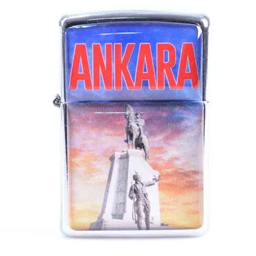 Toptan Ankara Temalı Myros Benzinli Çakmak - 3