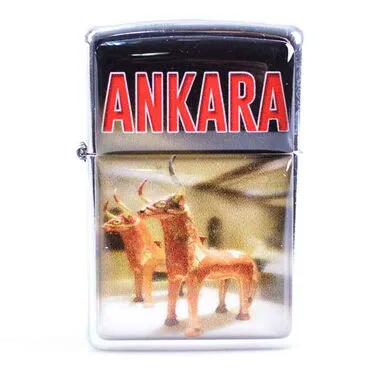 Toptan Ankara Temalı Myros Benzinli Çakmak - 4