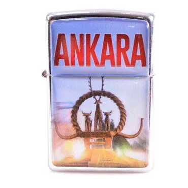 Toptan Ankara Temalı Myros Benzinli Çakmak - 10