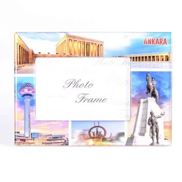 Ankara Themed Epoxy  Photo Frame Travel Souvenir 10x15 Cm - 4