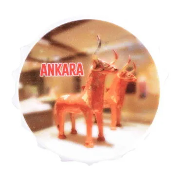 Ankara Themed Customised Uv Printed Bottle Cap Shaped Plastic Base  Bottle Opener  63x15 mm - 13