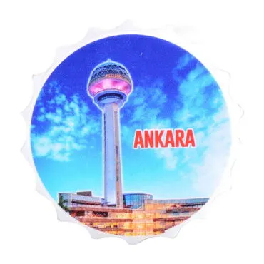 Ankara Themed Customised Uv Printed Bottle Cap Shaped Plastic Base  Bottle Opener  63x15 mm - 14