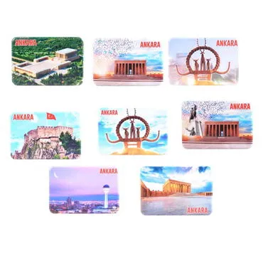 Toptan Ankara Temalı Uv Baskılı Magnet 80x50 mm - 2