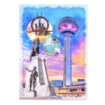 Toptan Ankara Temalı Uv Baskılı Puzzle 190x270 mm - 2