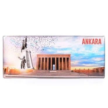 Toptan Ankara Temalı Myros Panaromik Magnet 120x50 mm - 3