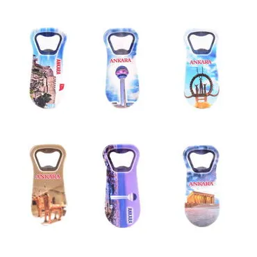 Ankara Themed Customised Uv Printed  Plastic Base Plastic Base Bottle Opener 95x43 mm - 2