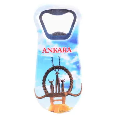 Ankara Themed Customised Uv Printed  Plastic Base Plastic Base Bottle Opener 95x43 mm - 5