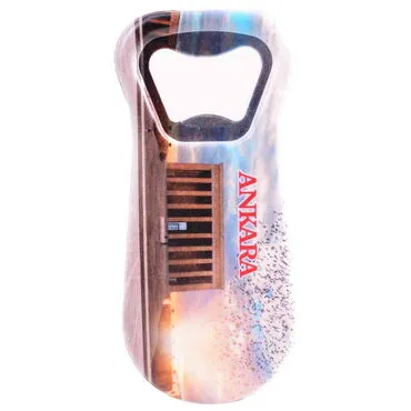 Ankara Themed Customised Uv Printed  Plastic Base Plastic Base Bottle Opener 95x43 mm - 12