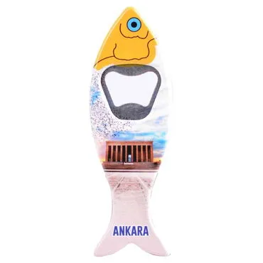 Toptan Ankara Temalı Myros Balık Açacak Magnet 42x130 mm - 9