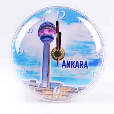 Ankara Themed Customised Fridge Magnet Clock - 4