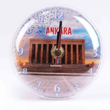 Ankara Themed Customised Fridge Magnet Clock - 5