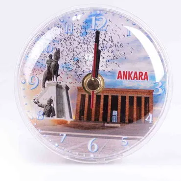 Ankara Themed Customised Fridge Magnet Clock - 6
