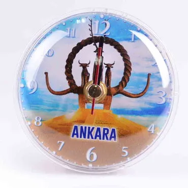Ankara Themed Customised Fridge Magnet Clock - 7