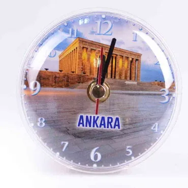 Ankara Themed Customised Fridge Magnet Clock - 8