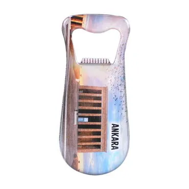 Ankara Themed Customizable Metal Magnetic Bottle Opener 95x42 mm - 8