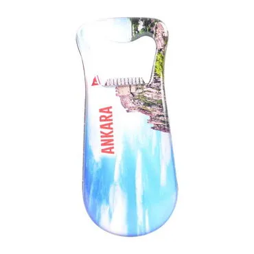 Ankara Themed Customizable Metal Magnetic Bottle Opener 95x42 mm - 10