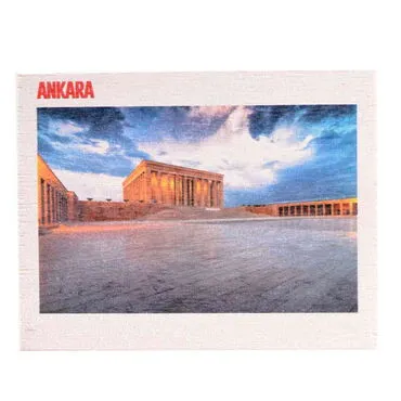 Ankara Themed Wooden UV Printed Travel Postcard 116x150 mm - 2