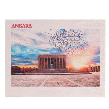 Ankara Themed Wooden UV Printed Travel Postcard 116x150 mm - 8