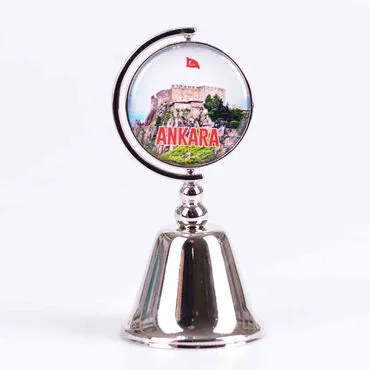 Ankara Themed Collectible Souvenir Metal Bell 44x90 mm - 4