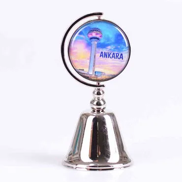 Ankara Themed Collectible Souvenir Metal Bell 44x90 mm - 9