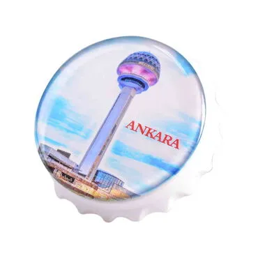 Toptan Ankara Temalı Myros Beyaz Kapak Açacak Magnet 63x15 mm - 3