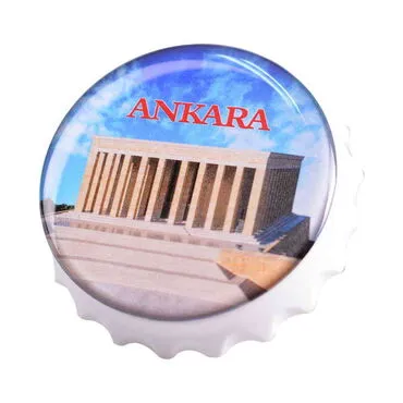 Toptan Ankara Temalı Myros Beyaz Kapak Açacak Magnet 63x15 mm - 5