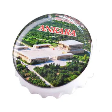 Toptan Ankara Temalı Myros Beyaz Kapak Açacak Magnet 63x15 mm - 8