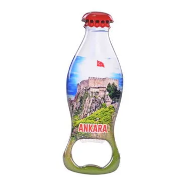 Toptan Ankara Temalı Myros Metal Kola Şişesi Açacak Magnet 120x41 mm - 3