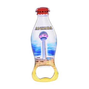Toptan Ankara Temalı Myros Metal Kola Şişesi Açacak Magnet 120x41 mm - 5