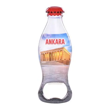 Toptan Ankara Temalı Myros Metal Kola Şişesi Açacak Magnet 120x41 mm - 8