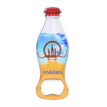 Toptan Ankara Temalı Myros Metal Kola Şişesi Açacak Magnet 120x41 mm - 9