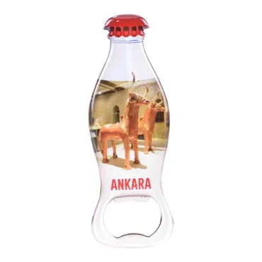 Toptan Ankara Temalı Myros Metal Kola Şişesi Açacak Magnet 120x41 mm - 11