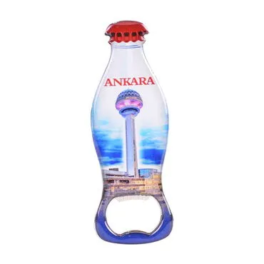 Toptan Ankara Temalı Myros Metal Kola Şişesi Açacak Magnet 120x41 mm - 14