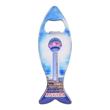 Toptan Ankara Temalı Myros Metal Balık Açacak Magnet 120x43 mm - 10