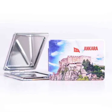 Ankara Themed Customised Uv Printed Rectangle Compact Mirror 85x62x11 mm - 7