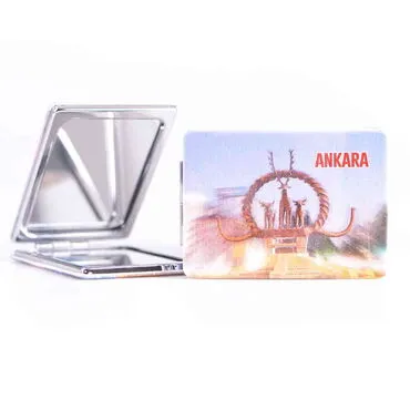Ankara Themed Customised Uv Printed Rectangle Compact Mirror 85x62x11 mm - 8