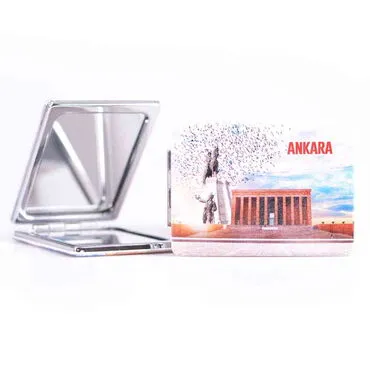 Ankara Themed Customised Uv Printed Rectangle Compact Mirror 85x62x11 mm - 9