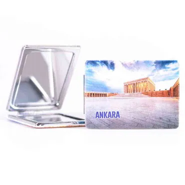 Ankara Themed Customised Uv Printed Rectangle Compact Mirror 85x62x11 mm - 10